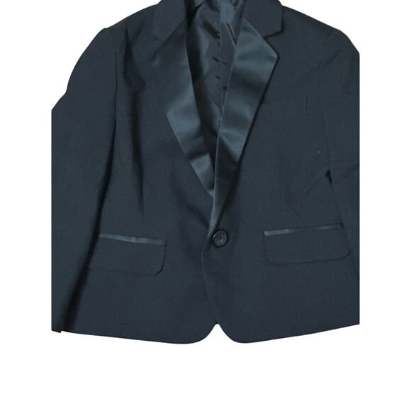 Nautica Formal Suit Jacket Single Button Notched Lapel Front Pocket Black 2T NWT - Picture 3 of 7
